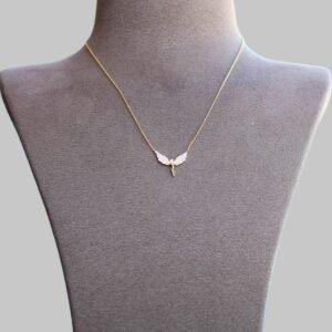 Gümüş Melek Kanat Kolye