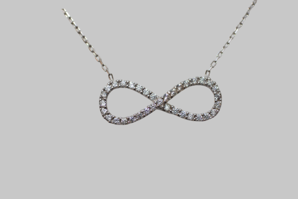 Gümüş Sonsuzluk Kolye