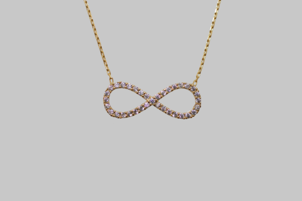 Gümüş Sonsuzluk Kolye