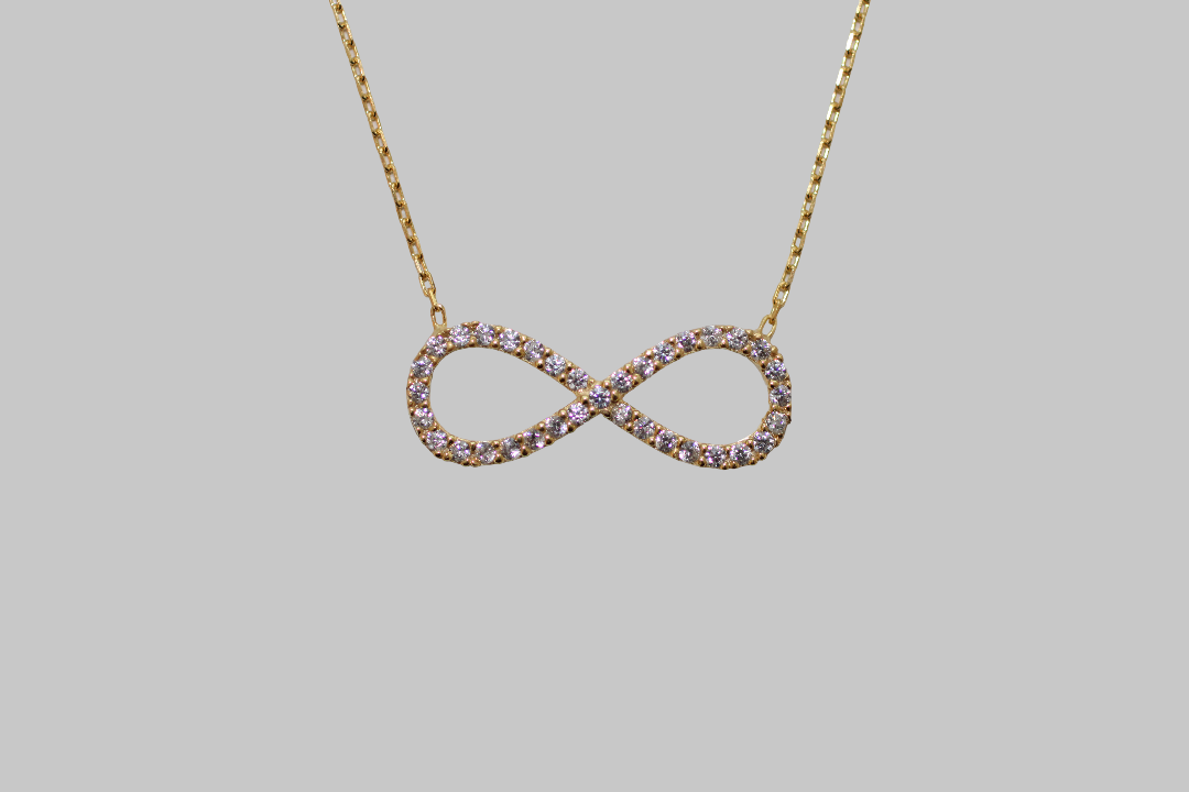 Gümüş Sonsuzluk Kolye - Görsel 3