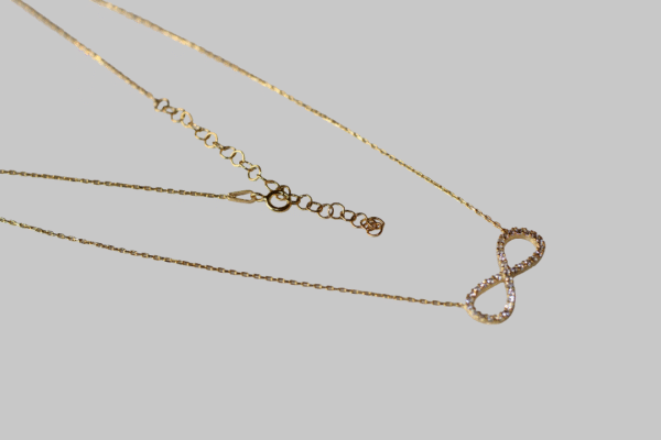 Gümüş Sonsuzluk Kolye