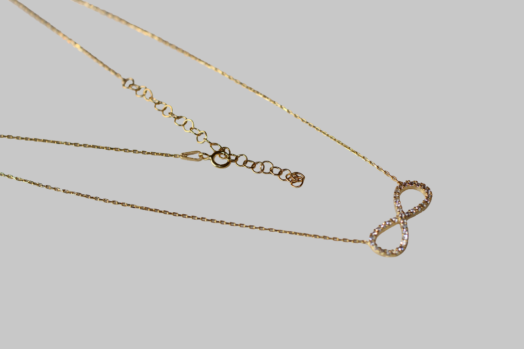 Gümüş Sonsuzluk Kolye - Görsel 5