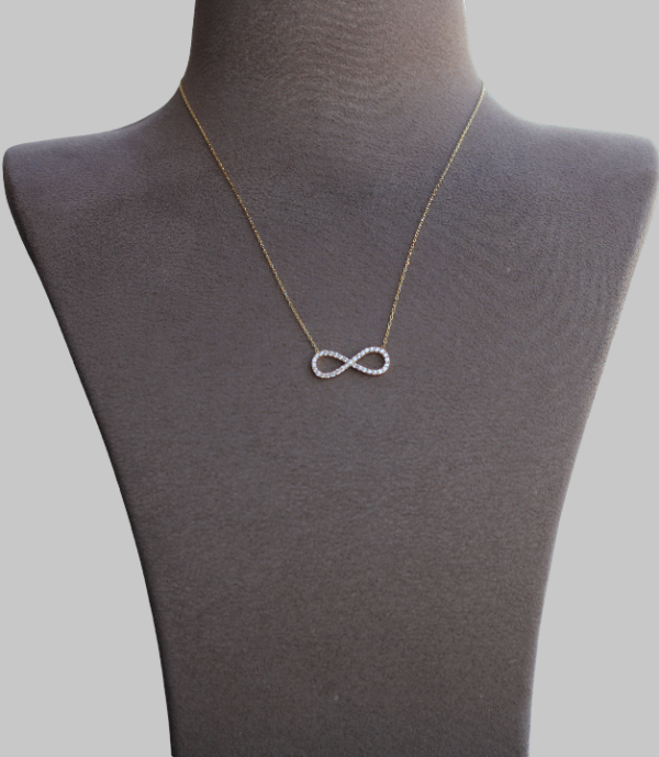 Gümüş Sonsuzluk Kolye