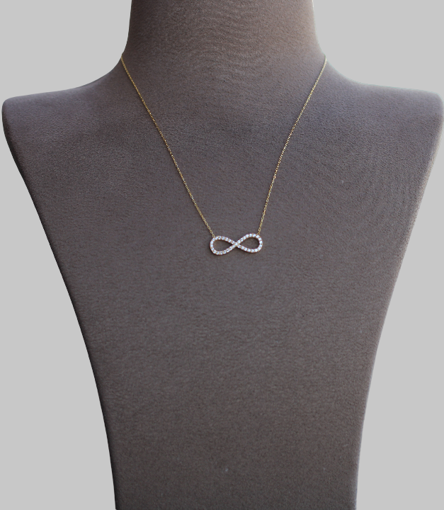 Gümüş Sonsuzluk Kolye - Görsel 1
