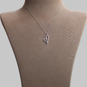 Gümüş Kalp Kolye - Görsel 2