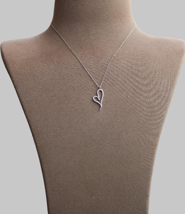 Gümüş Kalp Kolye