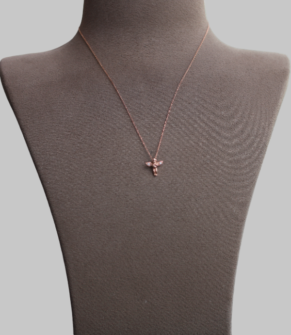 Gümüş Melek Kolye