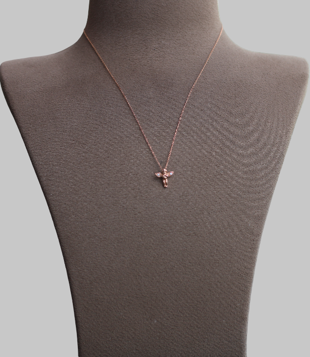 Gümüş Melek Kolye - Görsel 3