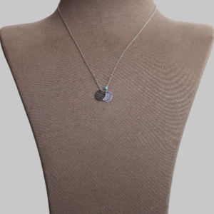 Gümüş Yuvarlak Ayetel Kürsi Kolye - Görsel 2