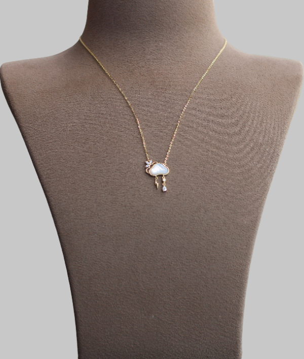 Gümüş Bulut Kolye