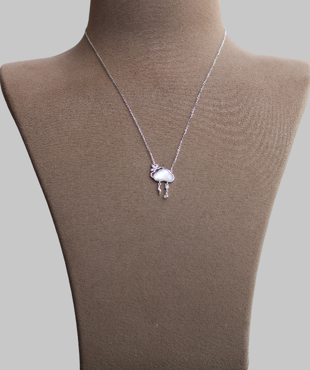 Gümüş Bulut Kolye - Görsel 2