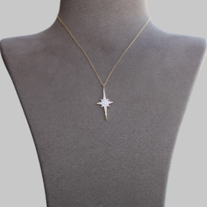 Gümüş Kuzey Yıldızı Kolye