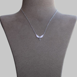 Gümüş Melek Kanat Kolye - Görsel 2