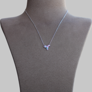 Gümüş Arı Kuşu Kolye - Görsel 6