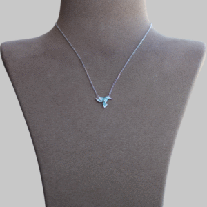 Gümüş Arı Kuşu Kolye - Görsel 10