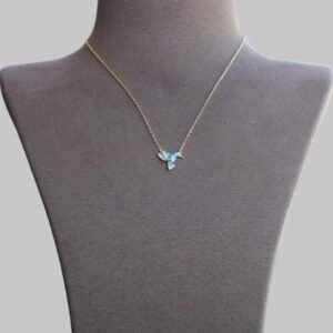 Gümüş Arı Kuşu Kolye - Görsel 11