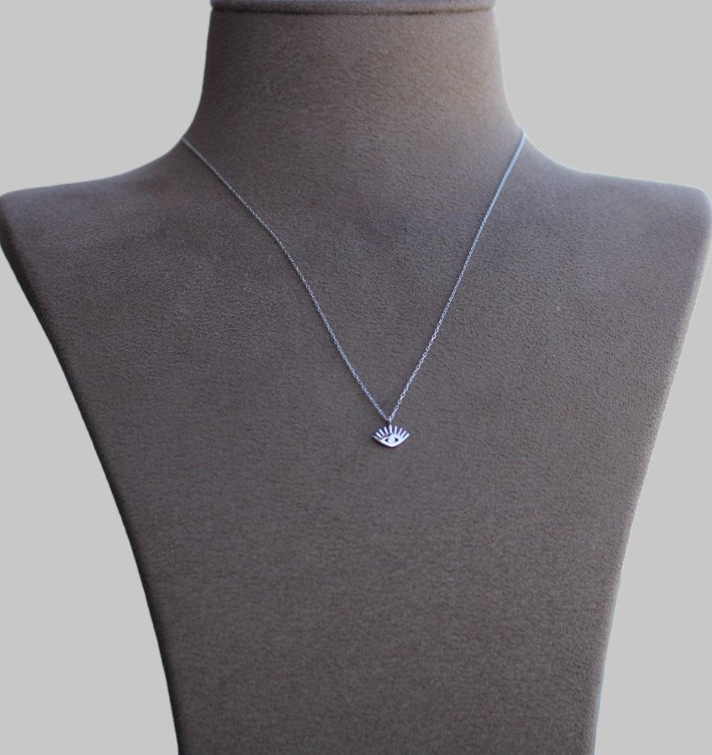 Gümüş Göz Kolye - Görsel 2