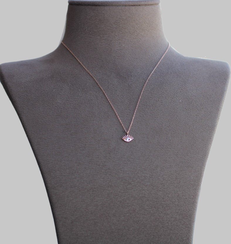 Gümüş Göz Kolye - Görsel 3