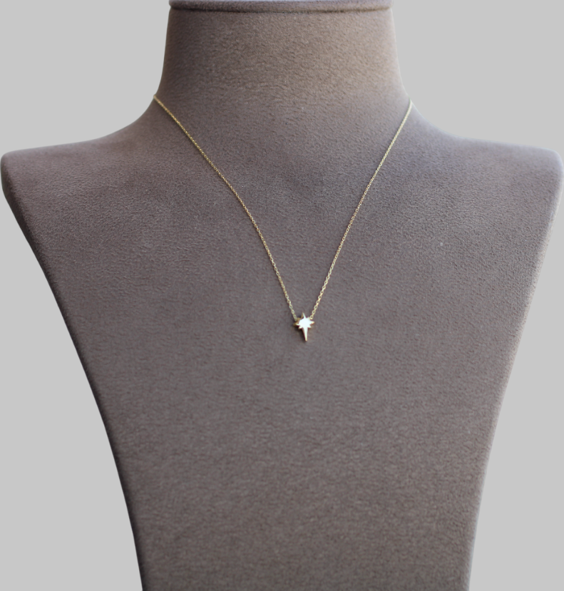 Gümüş Minimal Kuzey Yıldızı - Görsel 1