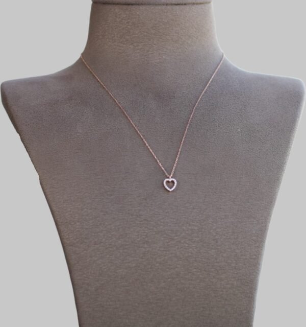 Gümüş Minimal Kalp Kolye