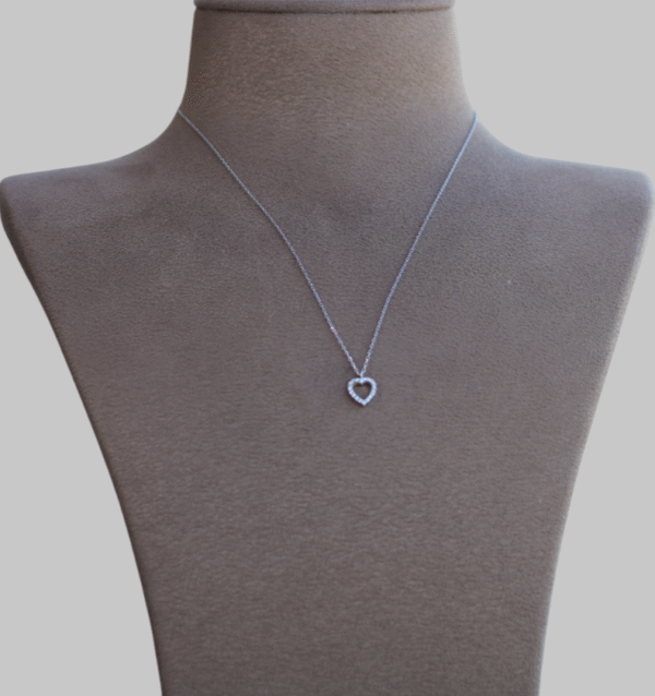 Gümüş Minimal Kalp Kolye