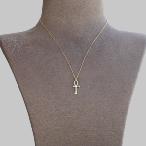 Gümüş Ankh Sembolü Kolye