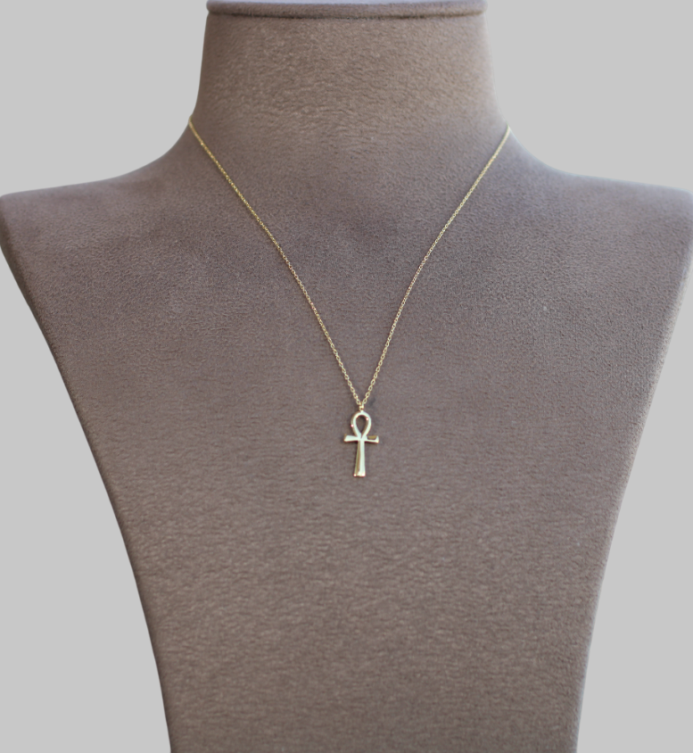Gümüş Ankh Sembolü Kolye - Görsel 1