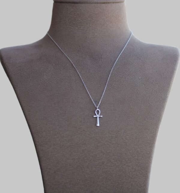 Gümüş Ankh Sembolü Kolye