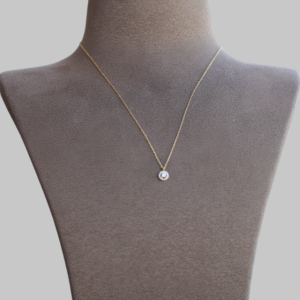 Gümüş Taşlı Kolye