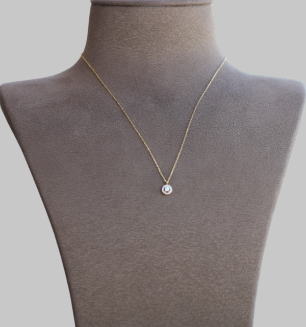 Gümüş Taşlı Kolye