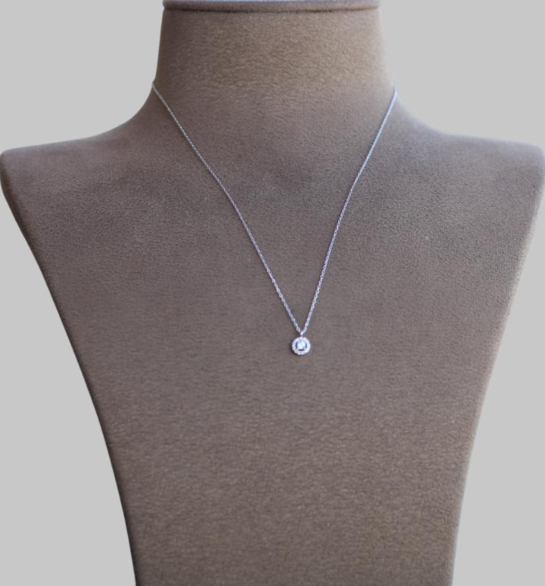 Gümüş Taşlı Kolye - Görsel 2