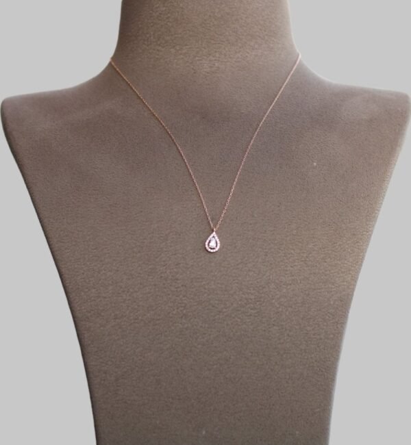 Gümüş Damla Taş Kolye