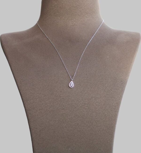 Gümüş Damla Taş Kolye