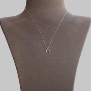 Gümüş At Nalı Kolye