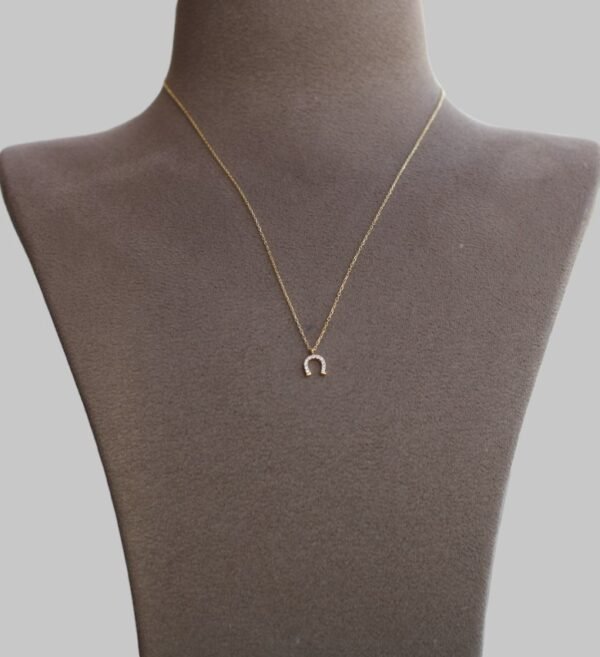 Gümüş At Nalı Kolye