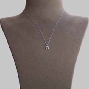 Gümüş At Nalı Kolye - Görsel 2