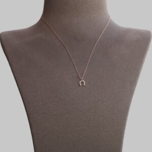 Gümüş At Nalı Kolye - Görsel 3