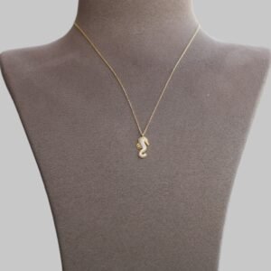 Gümüş Deniz Atı Kolye