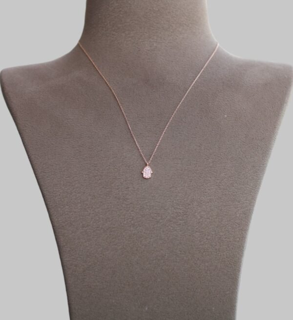 Gümüş Fatma Ana Eli Kolye