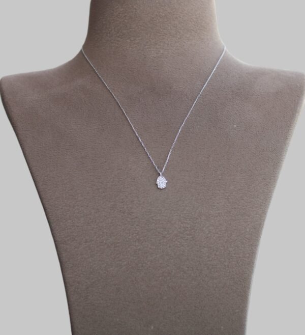 Gümüş Fatma Ana Eli Kolye