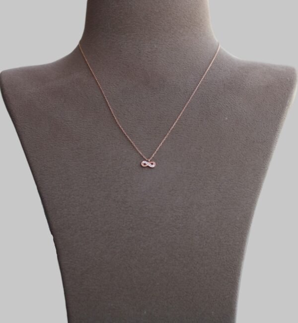 Gümüş Minimal Sonsuzluk Kolye