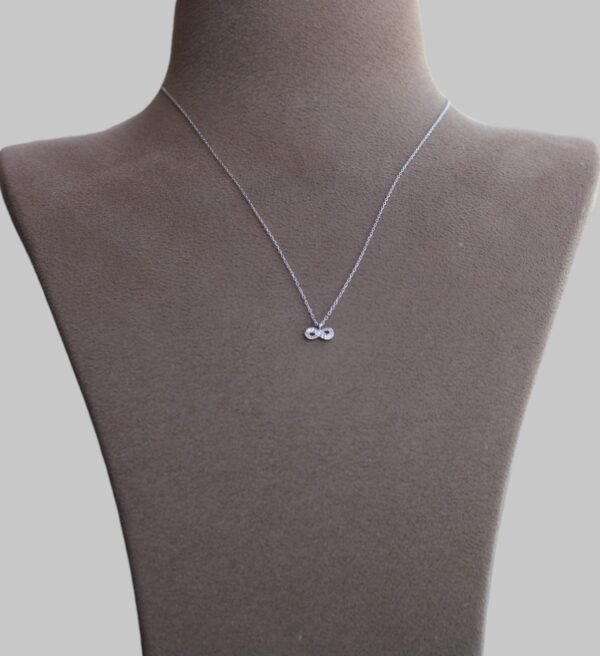 Gümüş Minimal Sonsuzluk Kolye