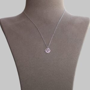 Gümüş Yaşam Çiçeği Kolye - Görsel 2