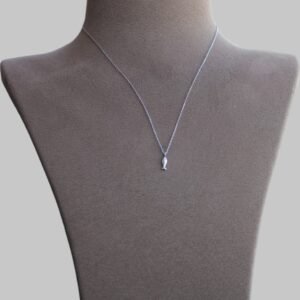 Gümüş Balık Kolye - Görsel 2