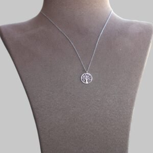 Gümüş Hayat Ağacı Kolye - Görsel 2