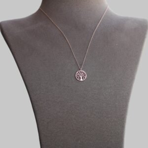 Gümüş Hayat Ağacı Kolye - Görsel 3