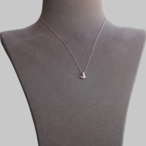 Gümüş Kelebek Kolye - Görsel 3