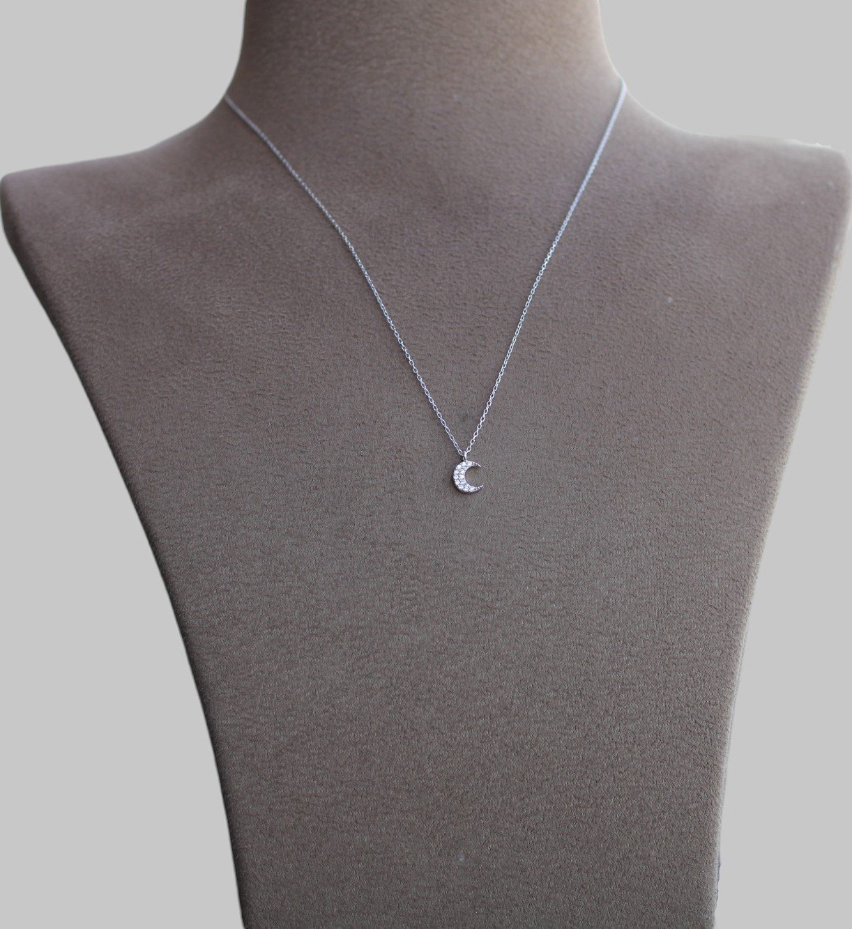 Gümüş Ay Kolye - Görsel 2