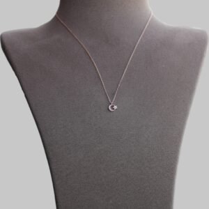 Gümüş Ay Yıldız Kolye - Görsel 3