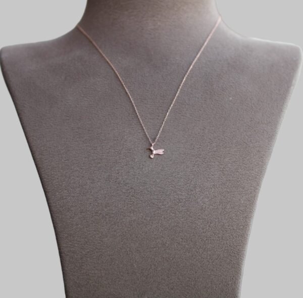 Gümüş Sinek Kuşu Kolye